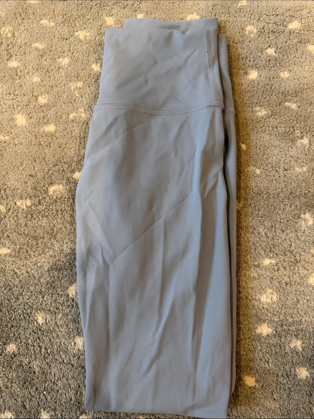 Lululemon light blue / gray leggings